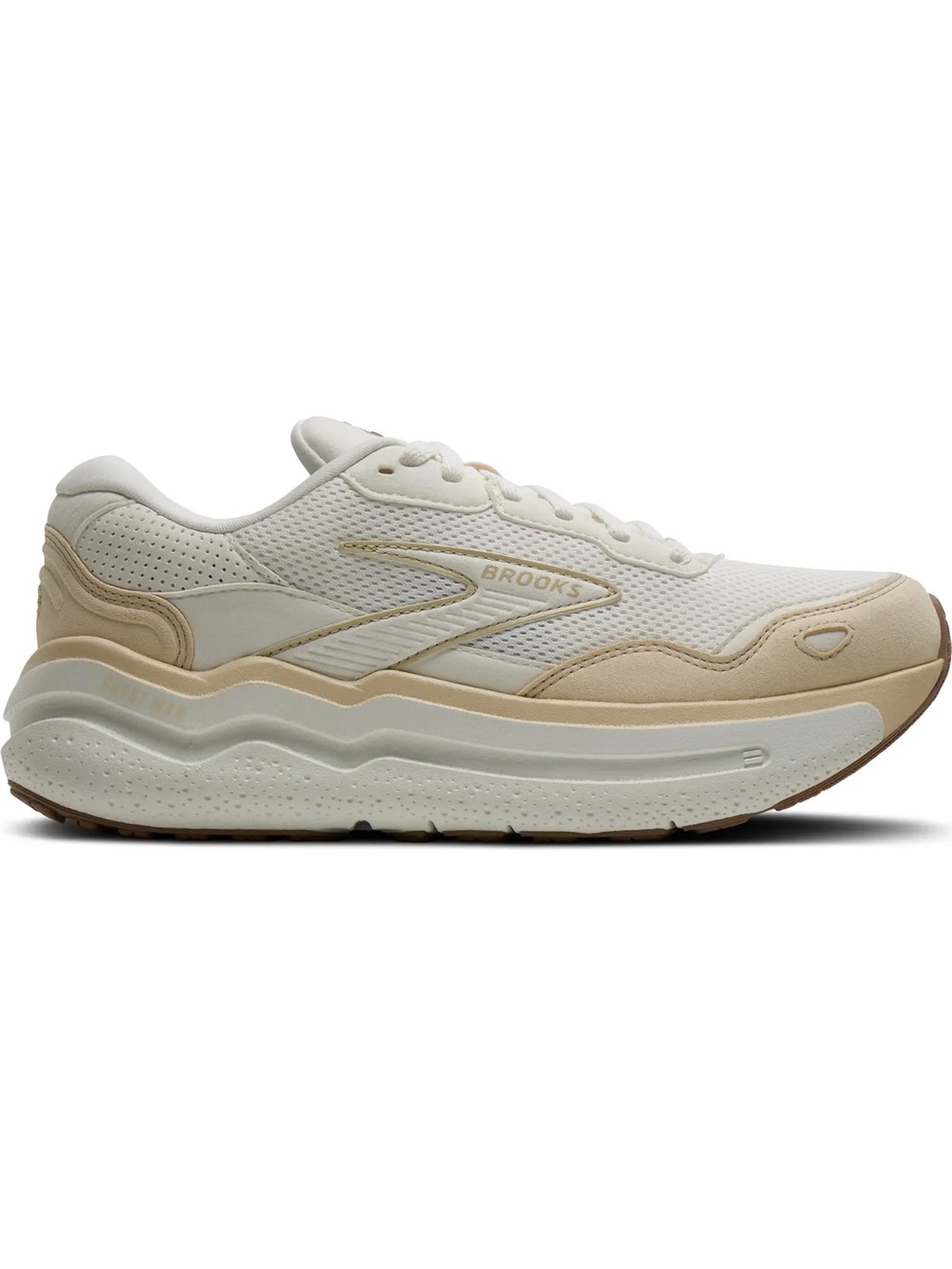 Brooks Ghost Max cream & beige sneaker! - Picture 2 of 6